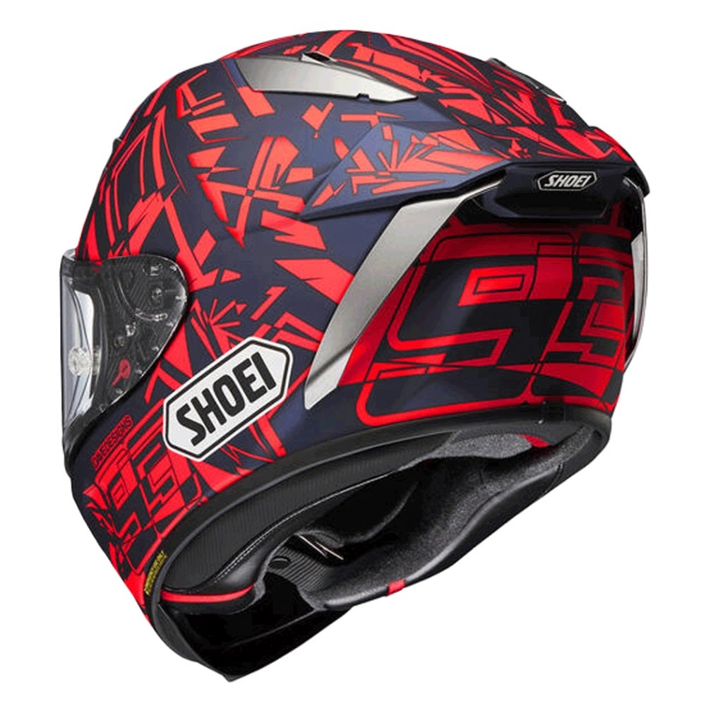 SHOEI X-Fifteen MARQUEZ DAZZLE TC-10 セキュリティ